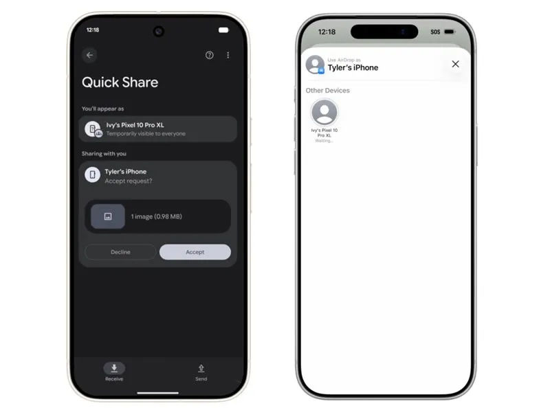 يمكن لهواتف Oppo قريبًا نقل الصور والملفات من iPhone باستخدام AirDrop