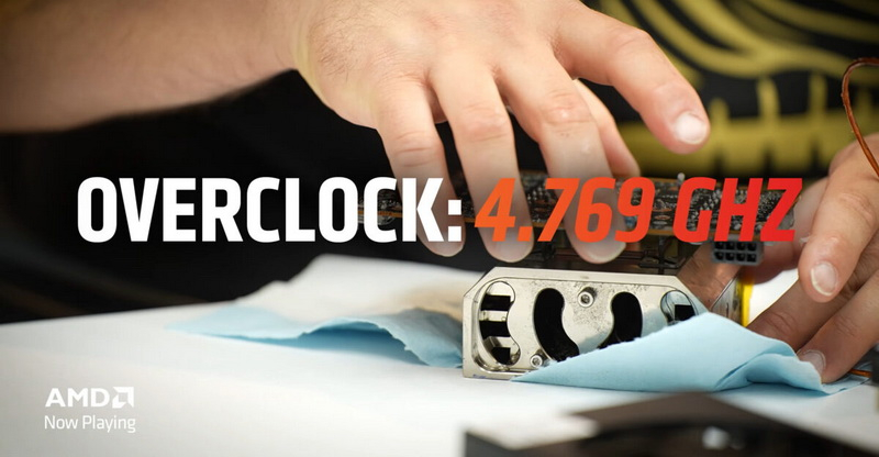 كسر شركة AMD الرقم القياسي العالمي، بزيادة تردد Radeon RX 9060 XT إلى 4769 ميجاهرتز