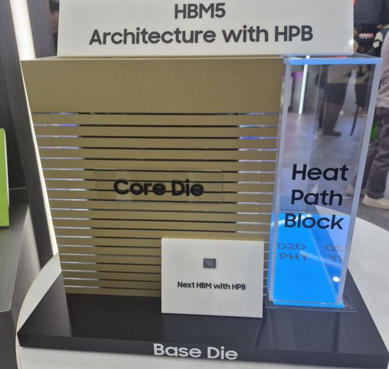 سنتجت سامسونغ في معرض كومبوتكس 2026 نموذجًا أوليًا لذاكرة HBM5 Stack