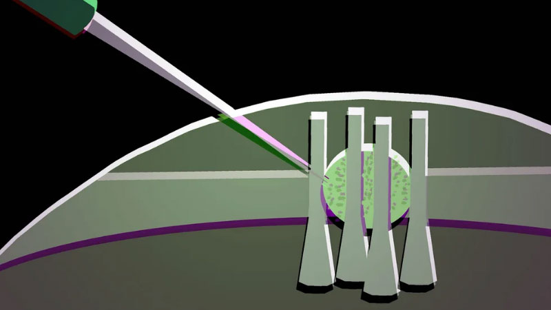 علماء صنعوا من قطرة كريستال سائل متحركة ترانزستور بصري مرن للرقائق الفوتونية المستقبلية