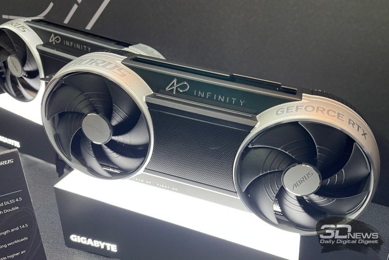 قامت شركة Gigabyte بإطلاق سلسلة Aorus GeForce RTX 50 Infinity مع تبريد نظام فريد ومصدر طاقة سريّ