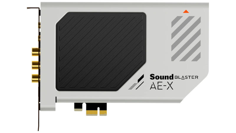 أصدرت شركة Creative بطاقة صوت Sound Blaster AE‑X، قادرة على معالجة الصوت بدقة 32 بت بسرعة تصل إلى 384 كيلوهيرتز