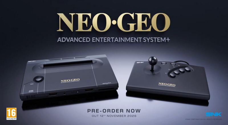 قامت شركة Plaion بإعادة إصدار جهاز Retro‑console Neo Geo AES، وهو الآن متوافق مع كارتات الألعاب الأصلية وشاشات ELT.