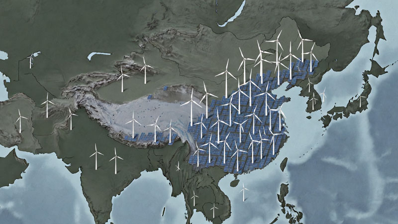 تُعَدّ الصين والهند قادتين في تطوير الطاقة الخضراء العالمية، بينما تظل دول مجموعة السبع متخلفة عن التقدم.