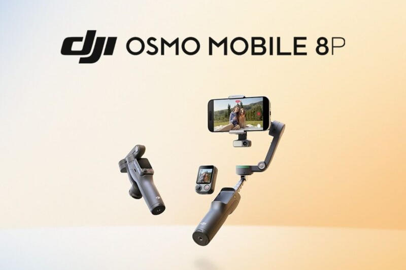 تم طرح مستقر جديد لـ DJI Osmo Mobile 8P مع وحدة تحكم-شاشة قابلة للإزالة في السوق