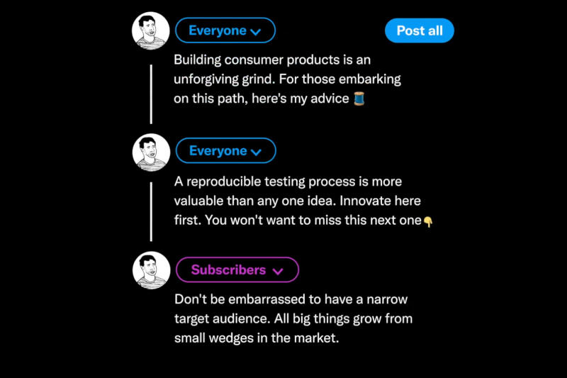 سوف تقدم X ميزة لإخفاء اللحظات الرئيسية في سلسلة التغريدات لجذب المشتركين المدفوعين