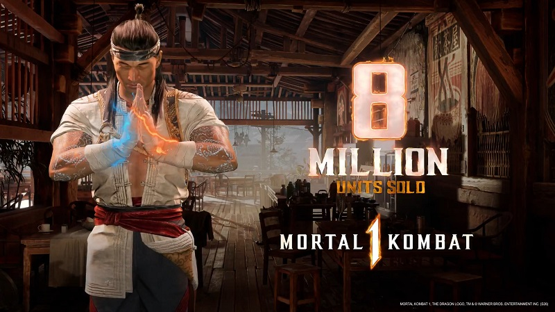 تجاوز مبيعات Mortal Kombat 1 ثمانية ملايين نسخة، لكن الرقم القياسي للعبة السابقة لا يزال بعيدًا عن الوصول إليها