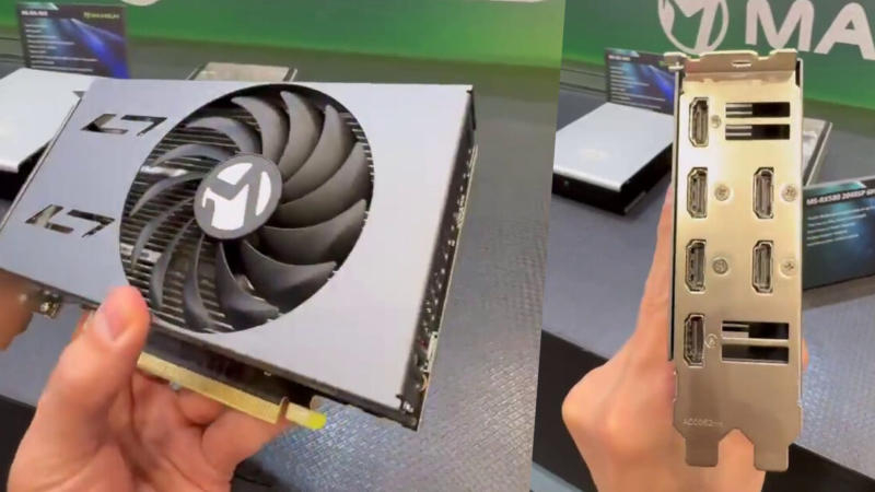 قدمت شركة MaxSun في معرض Computex 2026 نسخة Radeon RX 580 ذات عمر عشر سنوات مزودة بمخرج HDMI سداسي المنفذ