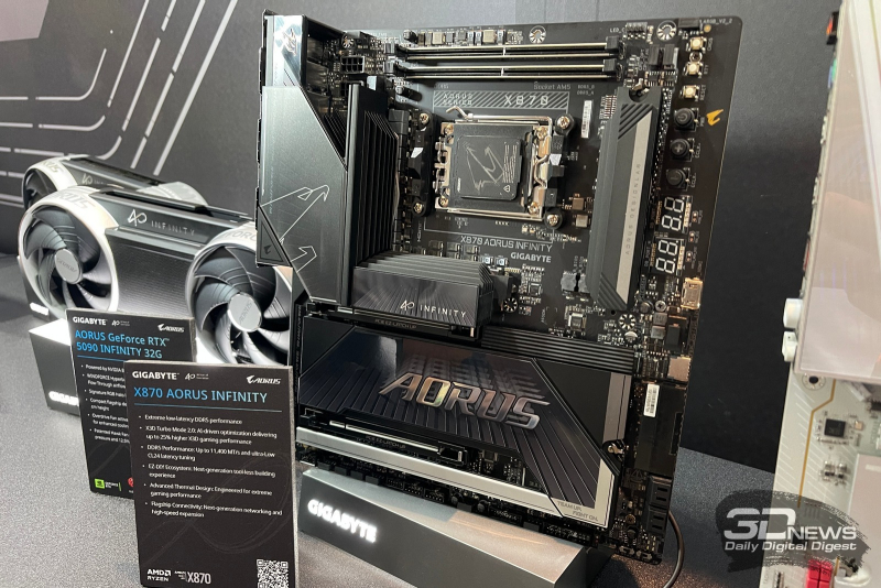 جِجابايت أطلقت لوحات X870E Aorus Infinity Next مع مبردات مسامية فريدة وX870 Aorus Infinity، موجهة لتسريع أداء الذاكرة