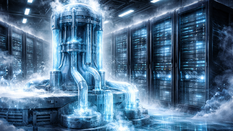 المُعْتَقِدُ الصينيُّ صَنَعَ "التجميد الصاعق" — طريقة لتبريد خوادم الذكاء الاصطناعي في 20 ثانية دون فريون