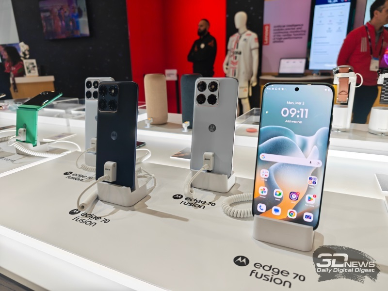 تُزوَّد Motorola Edge 70 Fusion بشاشة منحنية بتردد 144 هرتز ومعالج Snapdragon 7S Gen 3