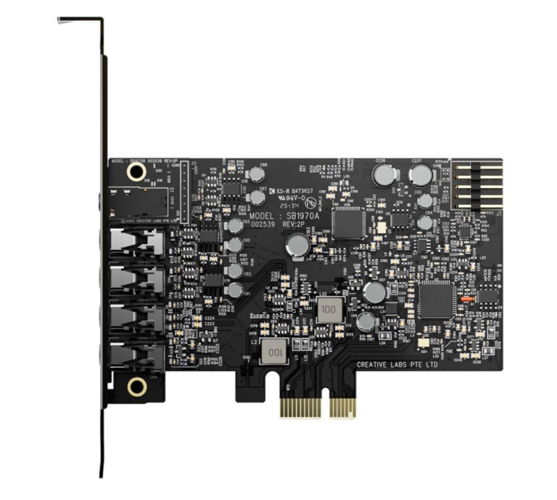 قدمت Creative بطاقة صوت Sound Blaster Audigy FX Pro: 32‑بت / 384 كـهرتز، صوت 7.1 قناة للكمبيوتر الشخصي