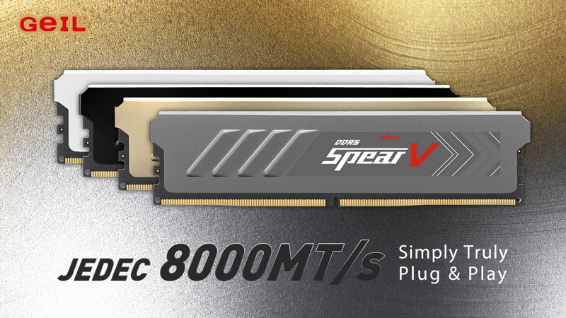 جِيل قدمت وحدات DDR5 بسرعة نقل 8000 ميغابت في الثانية في وضع التشغيل العادي